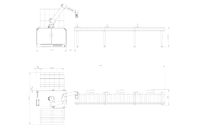 palettiseur palettes automatique collaboratif